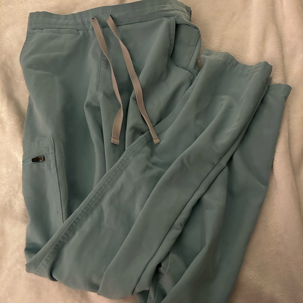 Blue figs scrub pants